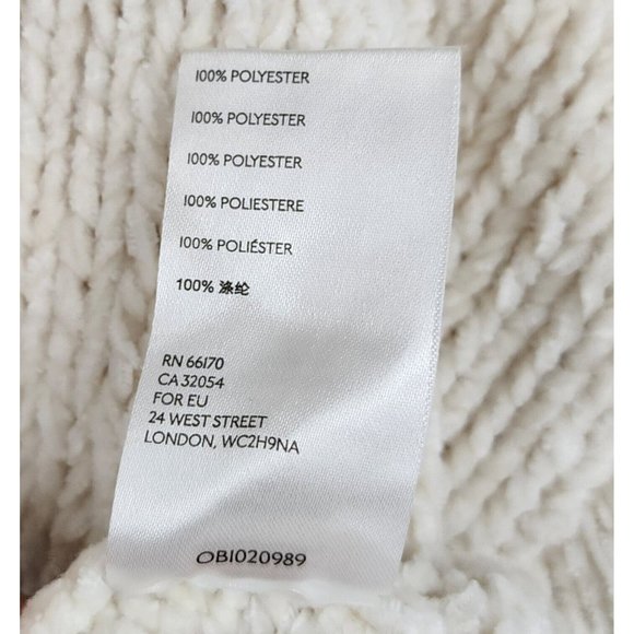 Urban Outfitters Sweater Womens Small Ivory Preppy Chunky Knit Crop Pull Over - Picture 11 of 11